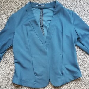 Maurice Turquoise causal blazer